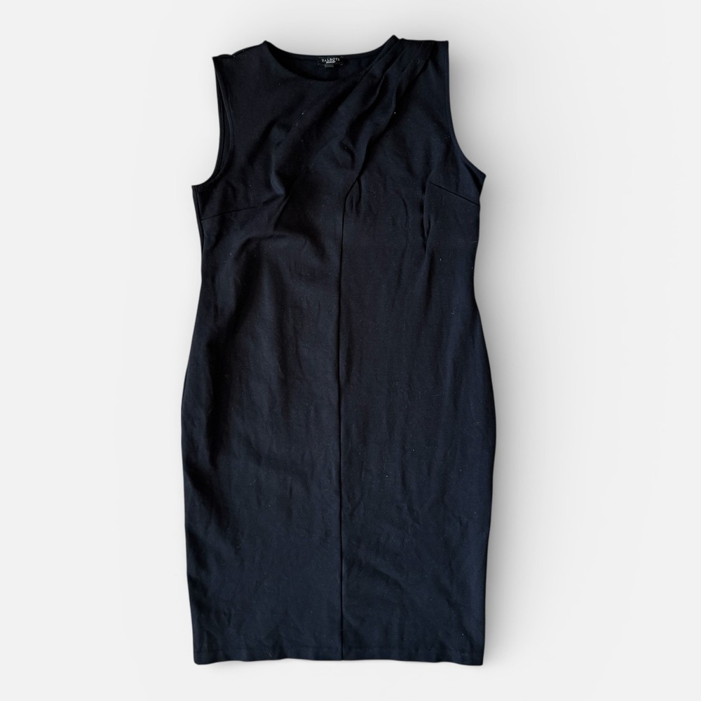 Talbots Women's Black Sheath Dress Size 8 Sleeveless Career Work Classic Office